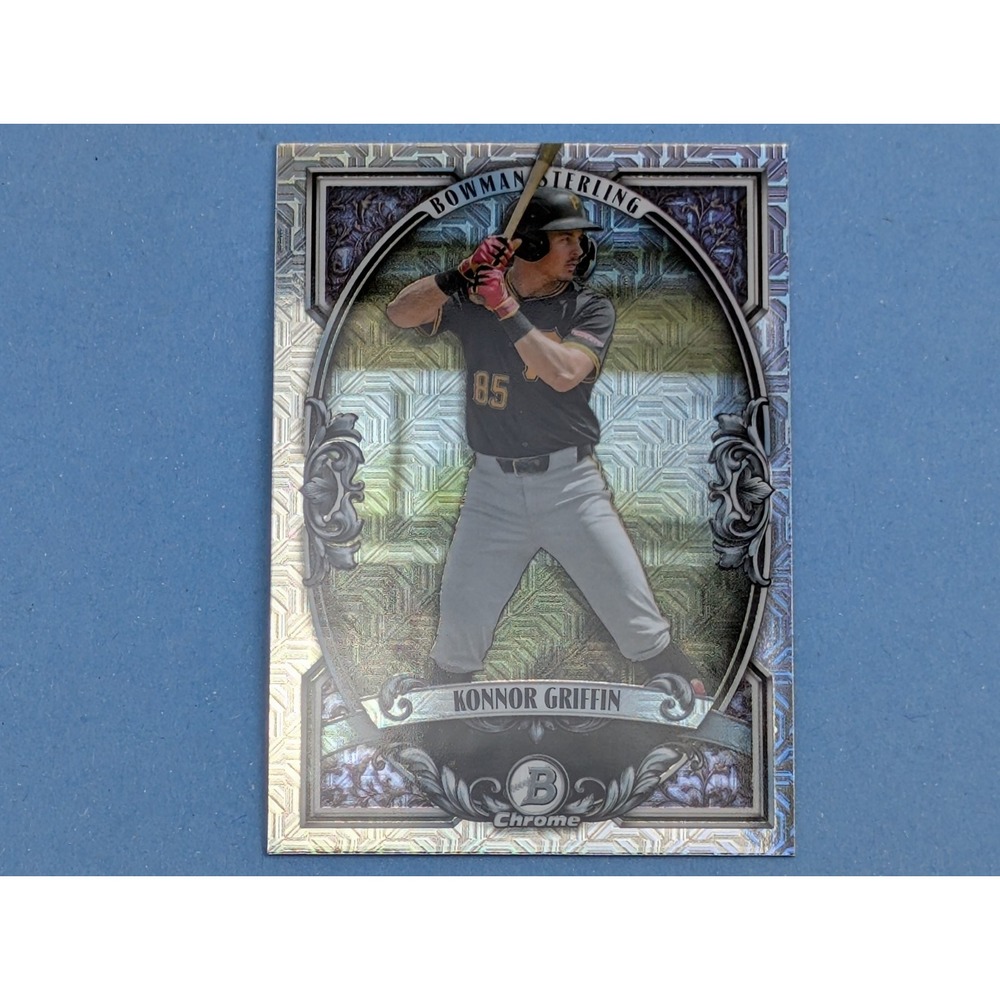 2026 Bowman Chrome Konnor Griffin BST7 Bowman Sterling Mojo Refractor Pirates